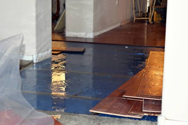 Professional Flood Damage Restoration technician working in Vail, AZ
